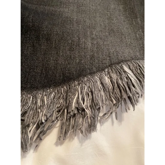 Women's Black We The Free Denim Skirt Size 29 Fringe - Picture 4 of 9